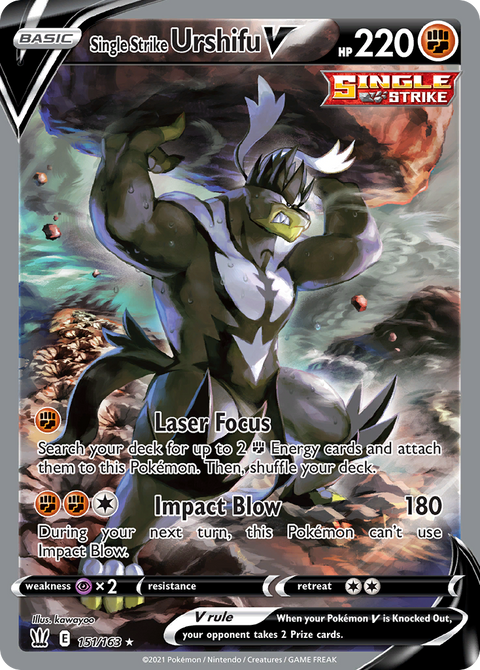 Single Strike Urshifu V (Alternative Art) - 151/163