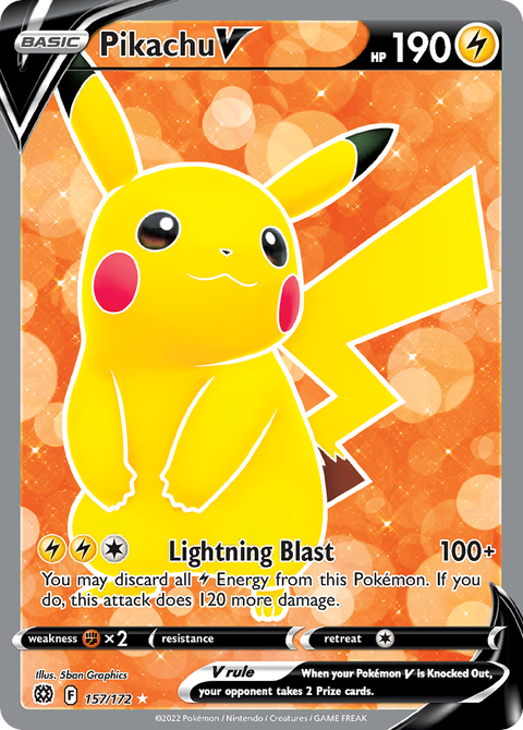 Pikachu V (Full Art) - 157/172