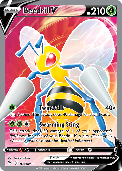 Beedrill V (Full Art) - 160/189