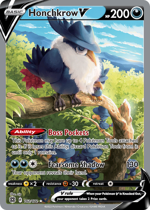 Honchkrow V (Alternate Full Art) - 162/172