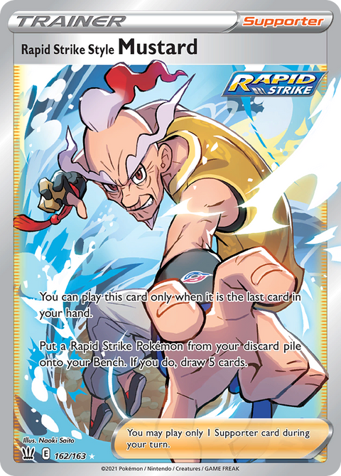 Rapid Strike Style Mustard (Full Art) - 162/163