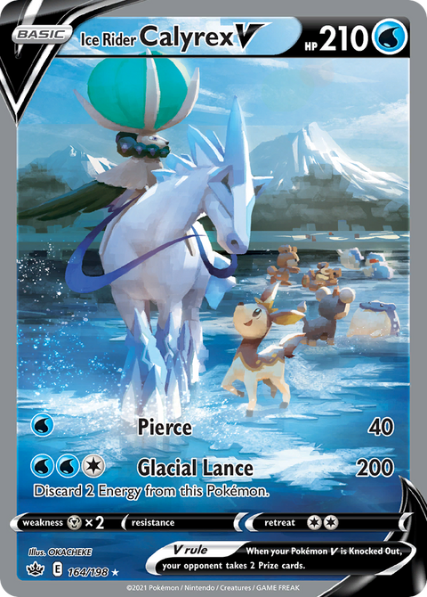 Ice Rider Calyrex V (Alternate Full Art) - 164/198