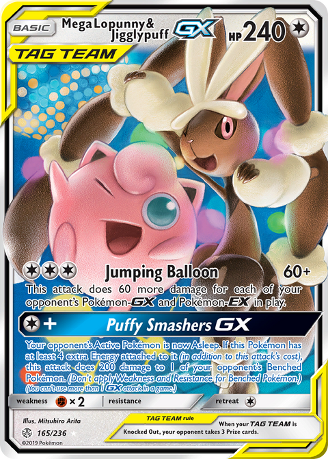 Mega Lopunny & Jigglypuff Tag Team GX - 165/236