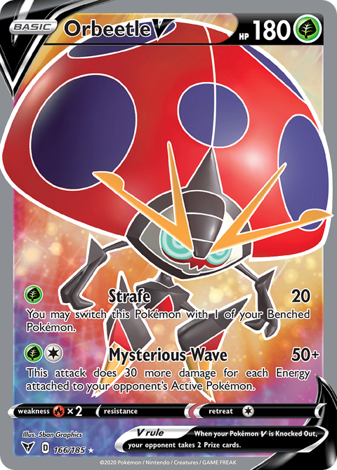 Orbeetle V (Full Art) - 166/185