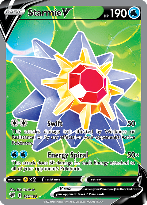 Starmie V (Full Art) - 166/189