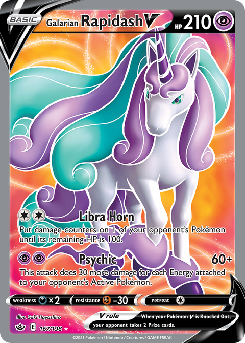 Galarian Rapidash V (Full Art) - 167/198