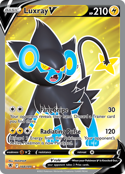 Luxray V (Full Art) - 168/189