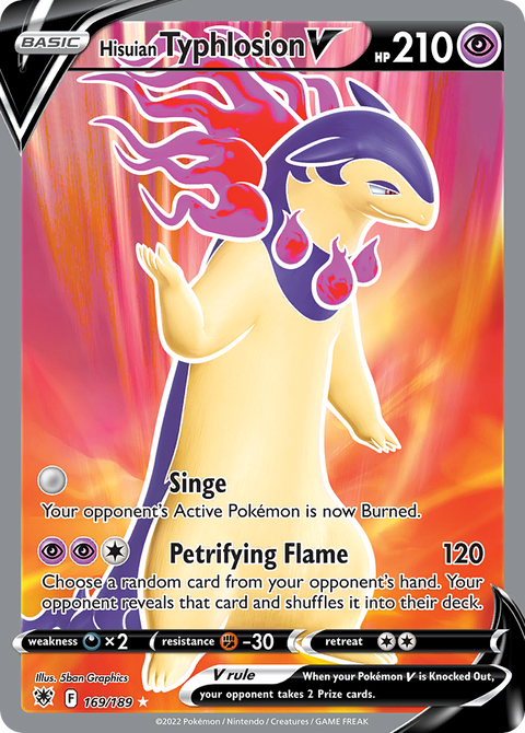 Hisuian Typhlosion V (Full Art) - 169/189
