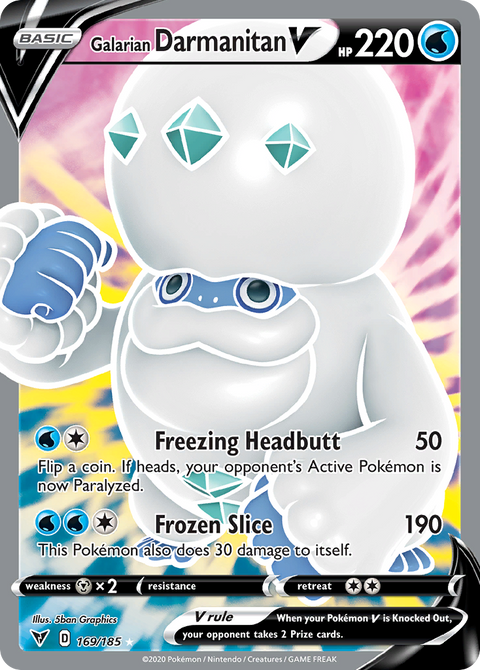 Galarian Darmanitan V (Full Art) - 169/185