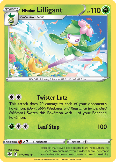 Hisuian Lilligant - 016/189