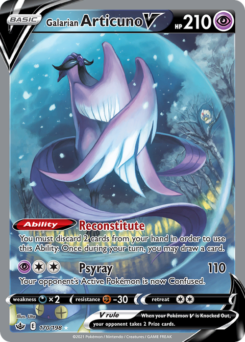 Galarian Articuno V (Alternate Full Art) - 170/198