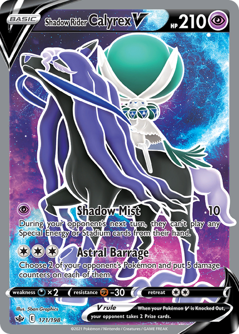 Shadow Rider Calyrex V (Full Art) - 171/198