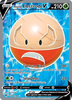 Hisuian Electrode V (Full Art) - 172/196