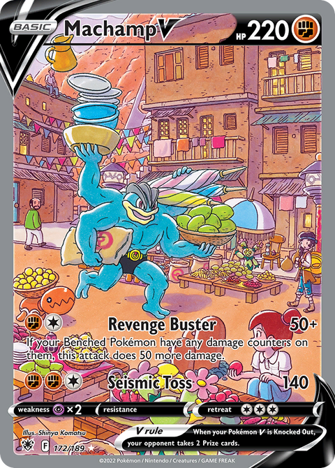 Machamp V (Alternate Full Art) - 172/189