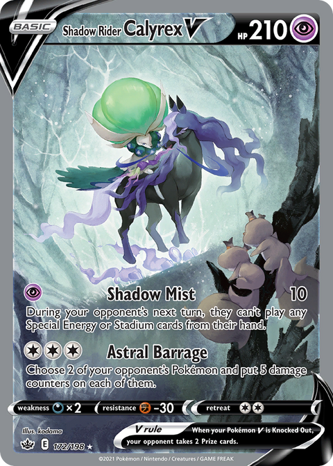Shadow Rider Calyrex V (Alternate Full Art) - 172/198
