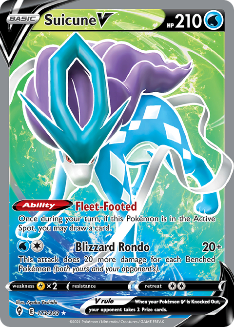 Suicune V (Full Art) - 173/203