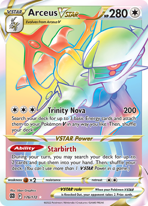 Arceus VSTAR (Secret) - 176/172