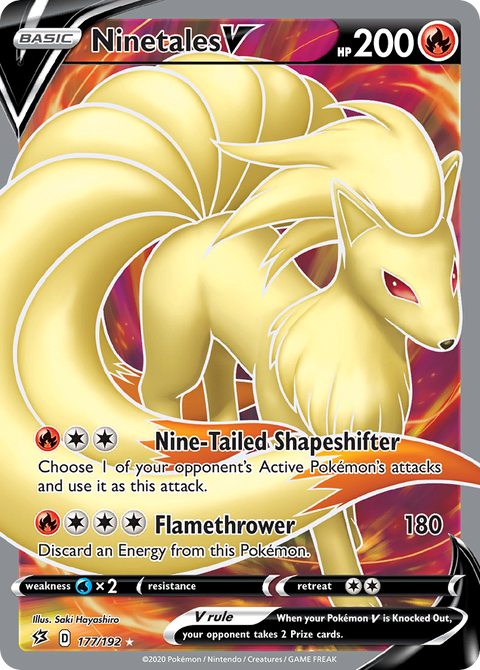 Ninetales V (Full Art) - 177/192