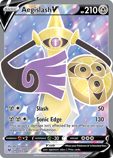 Aegislash V (Full Art) - 177/185