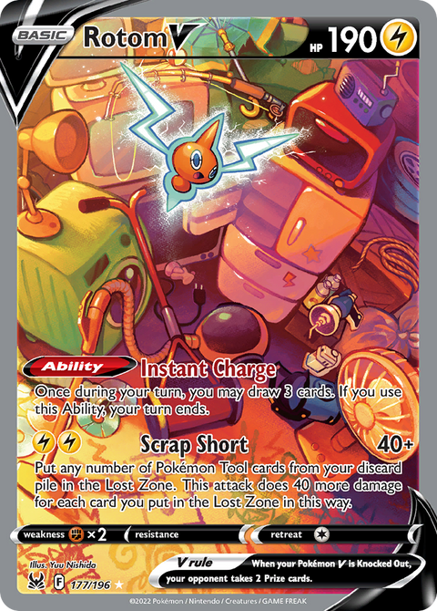 Rotom V (Alternate Full Art) - 177/196