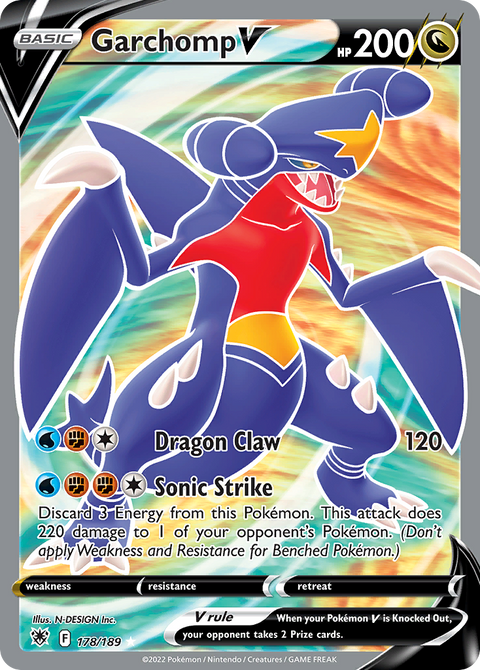 Garchomp V (Full Art) - 178/189