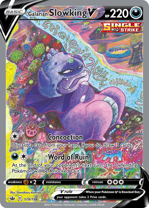 Galarian Slowking V (Alternate Full Art) - 179/198