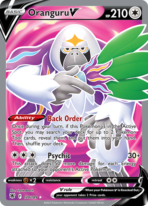 Oranguru V (Full Art) - 179/189