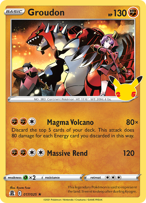 Groudon - 017/025
