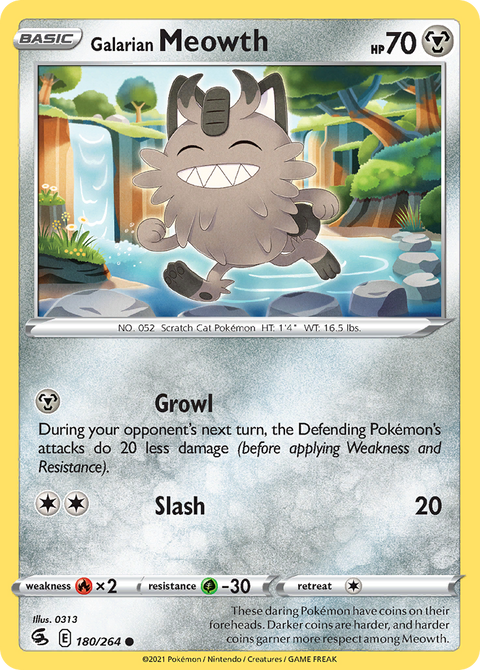 Galarian Meowth - 180/264
