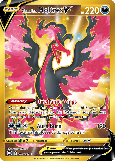 Galarian Moltres V (Secret) - 183/172