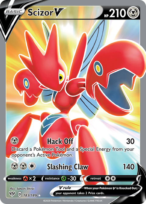 Scizor V (Full Art) - 183/189