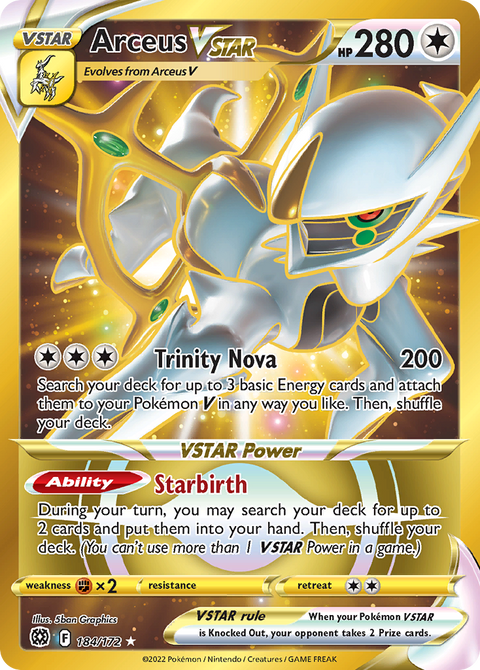 Arceus VSTAR (Secret) - 184/172