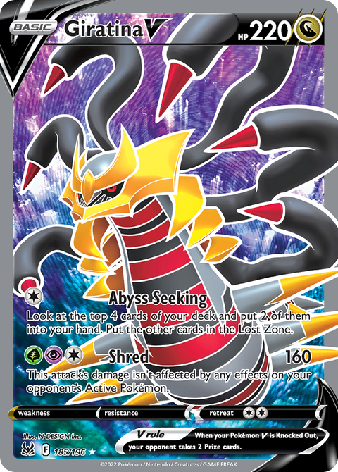 Giratina V (Full Art) - 185/196