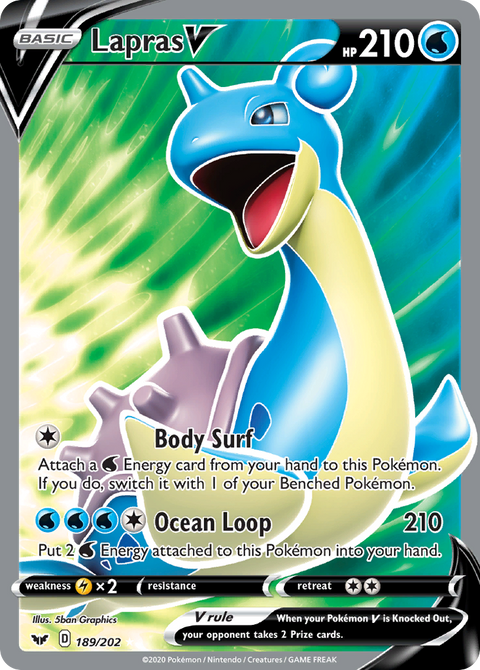 Lapras V (Full Art) - 189/202