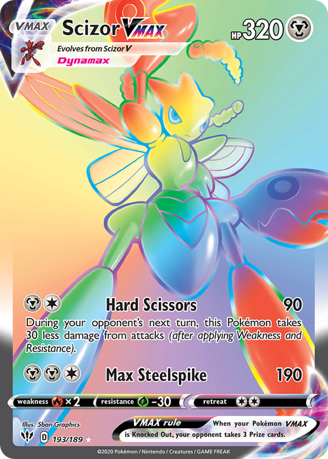 Scizor VMAX (Secret) - 193/189