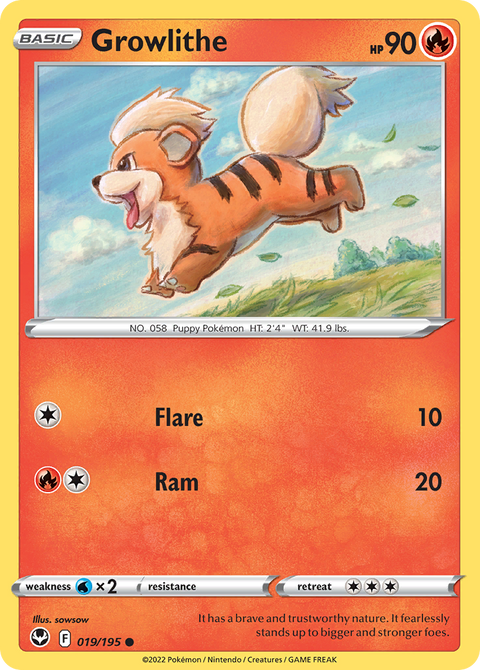 Growlithe - 019/195