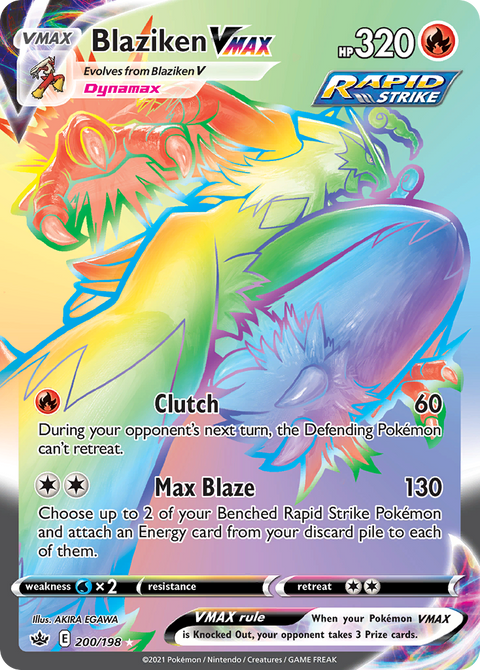 Blaziken VMAX (Secret) - 200/198