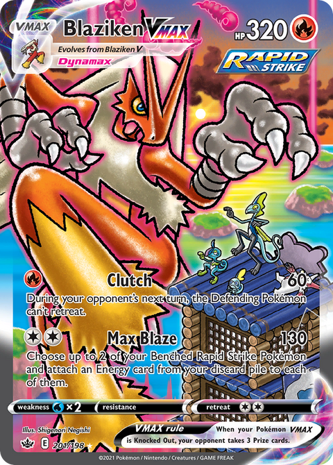 Blaziken VMAX (Alternate Art Secret) - 201/198