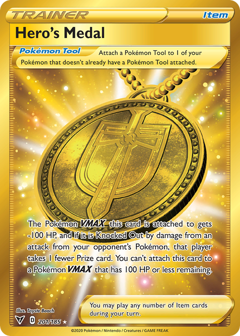 Hero's Medal (Secret) - 201/185