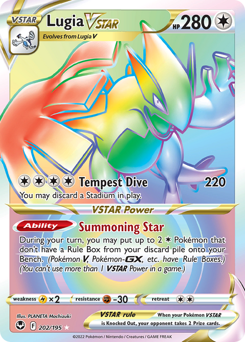 Lugia VSTAR (Secret) - 202/195