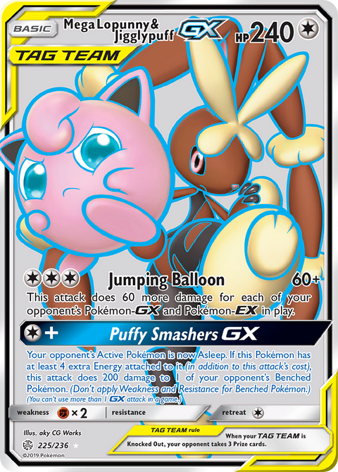 Mega Lopunny & Jigglypuff Tag Team GX - 225/236
