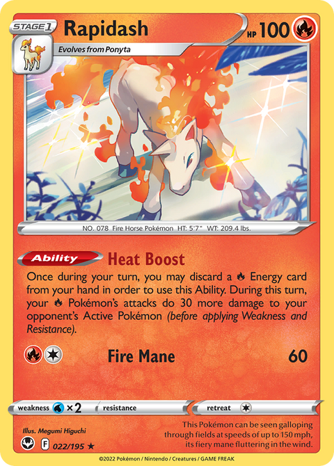 Rapidash - 022/195