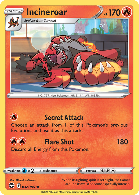 Incineroar - 032/195
