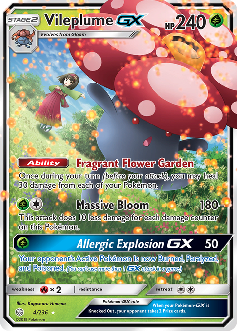 Vileplume GX - 4/236