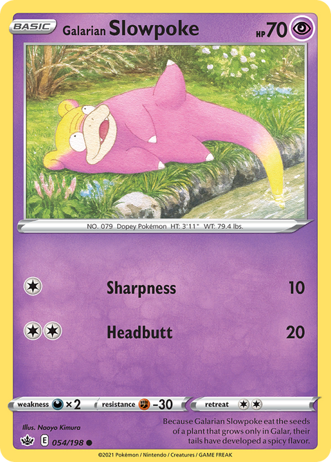 Galarian Slowpoke - 054/198