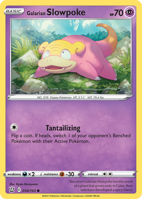 Galarian Slowpoke - 054/163