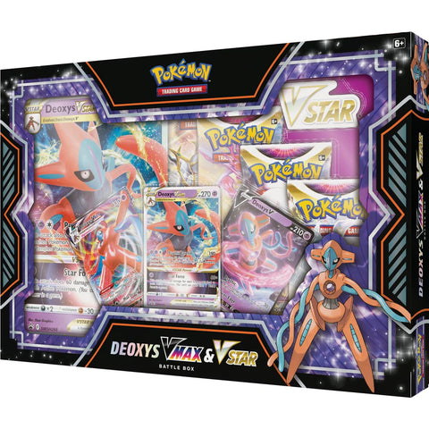 Pokemon TCG: Deoxys/Zeraora Vmax & VStar Battle Box