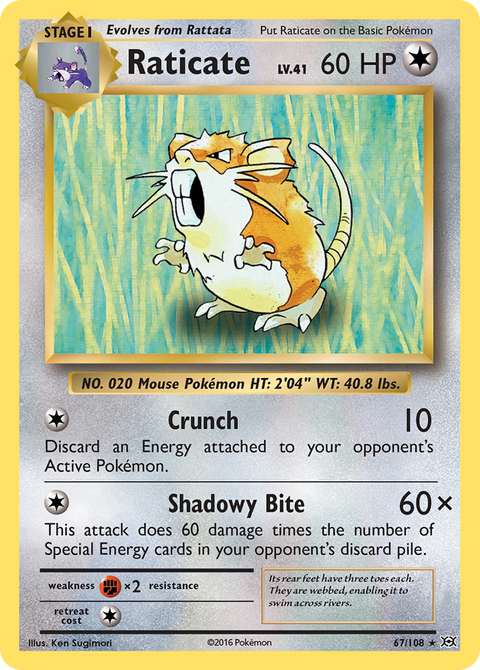Raticate - 67/108