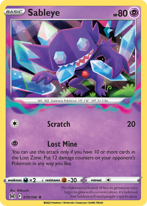 Sableye - 070/196