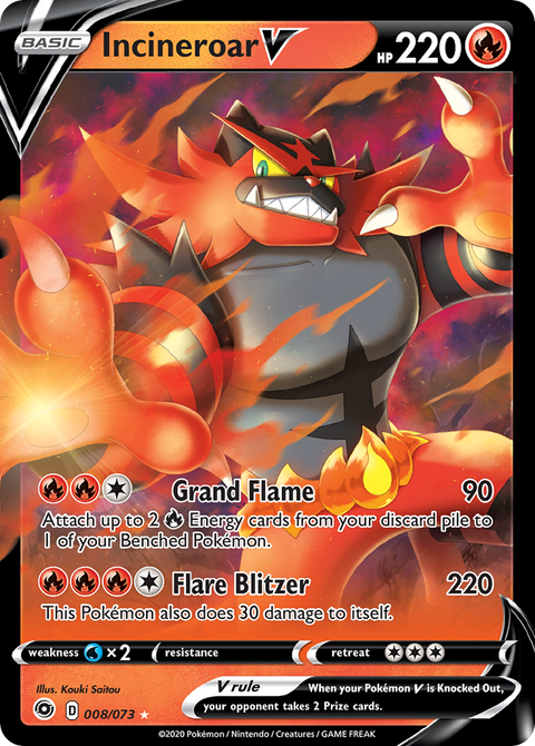 Incineroar V - 008/073